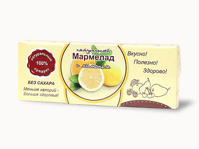  Мармелад натуральный "Лимон" 140г в Павловском посаде