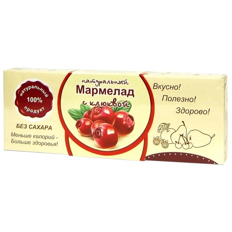  Мармелад натуральный "Клюква" 140г в Павловском посаде
